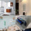Hanging Storage Bag Fabric with 3 Compartments 2 pcs 3