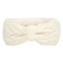 Diadema de punto con forro polar y lazo para mujer, una pieza.