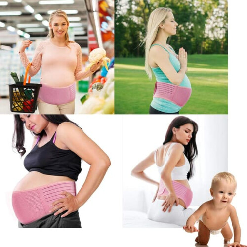 Pink pregnancy belt XL for lumbar support 1