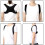 Posture Back Support Strap Black XL 2