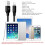 Καλώδιο φορτιστή USB 3FT, πλεγμένο από νάιλον καλώδιο γρήγορης φόρτισης και 3