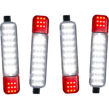 Luzes de painel de porta LED para Chevy Silverado GMC Sierra (4 peças)