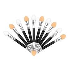 Pinceaux à paupières, applicateurs cosmétiques portables, lot de 10