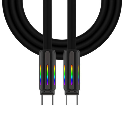 Silikon-Ladekabel Typ C auf Typ C, 100 W/240 W