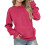 Moletom feminino oversized com capuz e ombros caídos, estilo casual. 1