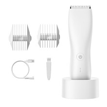 Elektrische trimmer voor schaam- en lichaamshaar voor mannen, waterdicht