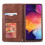 Samsung Galaxy A70 retro wallet case red 8