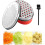 Râpe à fromage RUseeN avec récipient de rangement rouge 1