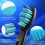 Fairywill FW-507/508 toothbrush heads 10-pack 3