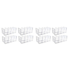 Purse Organizer for Closet Clear Acrylic Bag Divider Organizer 8X Clutch Bag Organizer Bag Rack Stand for Wallets Purses
