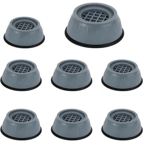 Patins antibruit pour lave-linge et sèche-linge (8 pièces)