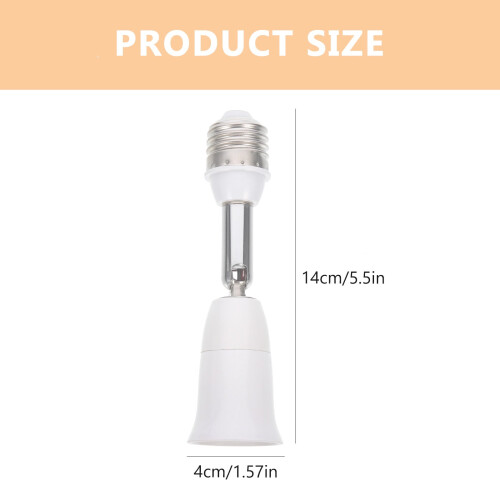 E26/E27 socket extender adjustable 180 bendable 1