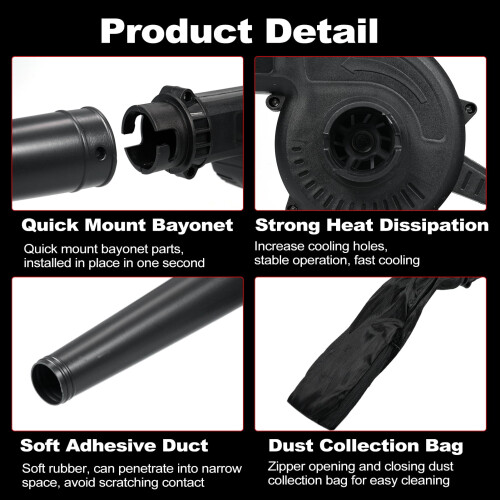 Handheld Blower and Snow Remover 21V 2-in-1 2