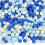 Akrylperler Matblå 8 mm Runde Afstandsstykker 500 stk. 1