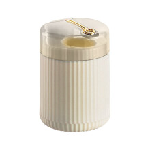 Dispensador automático de palitos de dente branco com botão de pressão (1 unidade)