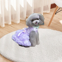 Sukienka dla małego psa Princess Pet Dress w kolorze fioletowym, rozmiar L