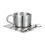 Edelstahl-Kaffeebecher-Set mit Untertasse, 2-teilig 1