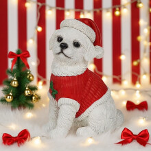 Weihnachtshundefiguren Corgi Bichon Labrador 15 cm