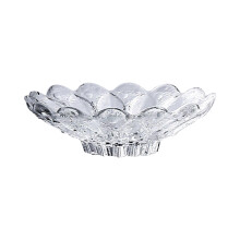 Coupe à fruits décorative en verre, plateau de service 13,6 x 4 cm