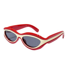 Cat Eye zonnebril voor dames, retro ovaal montuur