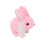 Educatief interactief loopkonijntje, roze, 8x6x4 inch. 1