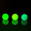 Glowing Stress Balls 4 cm 3-Pack Multicolor 6