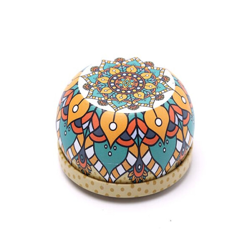 Retro floral tin can tea storage box 1 piece 2