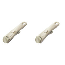 2X Poignée de Casserole Amovible Universelle, Adaptée à les Ustensiles de Cuisine, Gadget de Cuisine Domestique