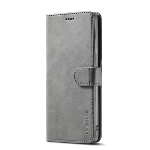 Samsung Galaxy S21 Ultra leather case grey 1