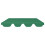 vidaXL hammock canopy replacement green 188x145 cm 3