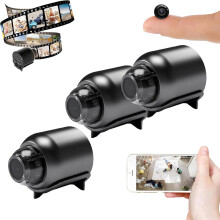 Lookasong Mini Camera 4G/WiFi Night Vision 1080p (3 pcs)