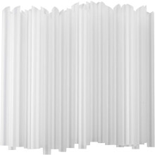 Cannucce per bubble tea in plastica trasparente, 9,4 pollici, 11 mm, 100 pezzi