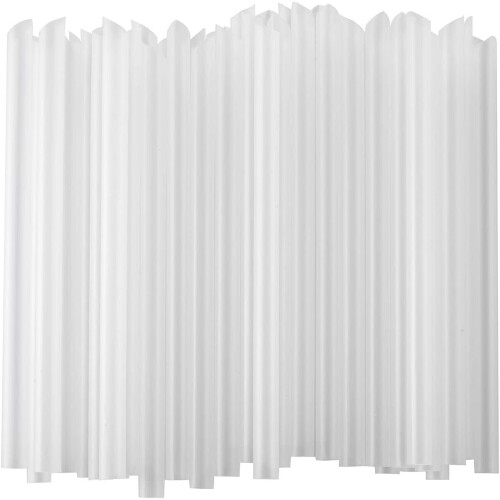 Cannucce per bubble tea in plastica trasparente, 9,4 pollici, 11 mm, 100 pezzi