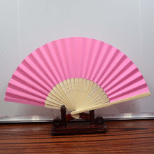 Hand Fan Silk Lace Folding Fan Solid Color