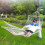 Wooden Stick Hammock Cotton Linen Mesh Single 3