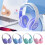 Over-ear Bluetooth-hoofdtelefoon V5.3 met microfoon en 6 EQ-modi 1