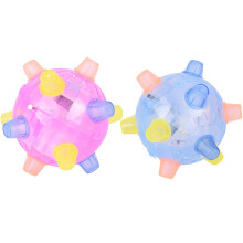 Interactieve springbal voor honden en katten, 11,4 cm, 2 stuks