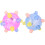 Interactieve springbal voor honden en katten, 11,4 cm, 2 stuks 1