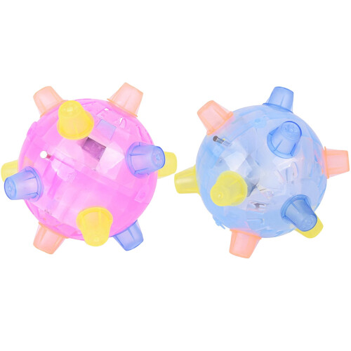 Interactieve springbal voor honden en katten, 11,4 cm, 2 stuks