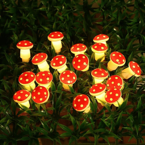 Lampki choinkowe 3D Mushroom String 5FT10LED na baterie