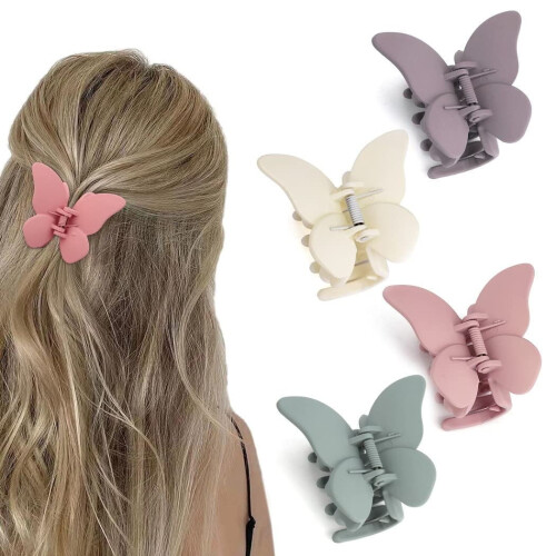 Sommerfuglkloklemmer matte 2,7 tommer for kvinner