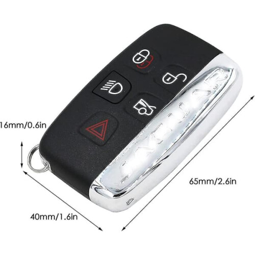 Jaguar Button Remote Key Shell Replacement 2