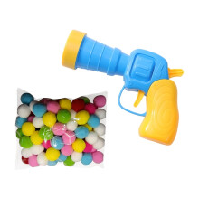 Kattbollkastare med interaktiva leksaksset med pom-pom-bollar