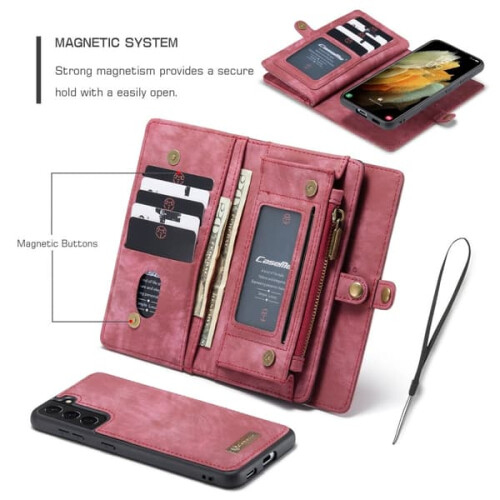CASEME Galaxy S21 Plus case 2-in-1 red 2