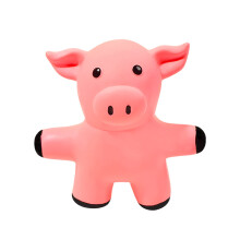 Hundespielzeug in Schweineform, quietschendes Kauspielzeug, 1 Stück