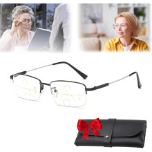 Lunettes de lecture progressives Lilcher Intellireaders bleues