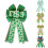 Decoratieve strik voor St. Patrick's Day, groot, 1 stuk 1