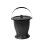 Chamber Pot with Lid Portable Bedpan Urinal Black 1