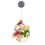 Christmas snowman window light decoration with suction cups 2