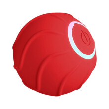 Katzenjagdspielzeug, Schwerkraft-Rollball, rot, 4,3 cm